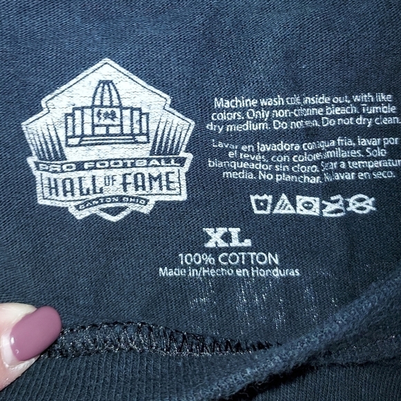 Pittsburgh Steelers Jerome Betts Hall Of Fame tshirt xl - Picture 3 of 8